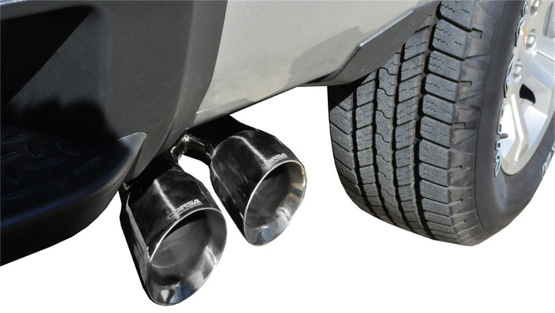 Corsa 14 GMC Sierra/Chevy Silv 1500 Crew Cab/Short Bed 5.3L V8 Polished Sport Single Side CB Exhaust - 14873
