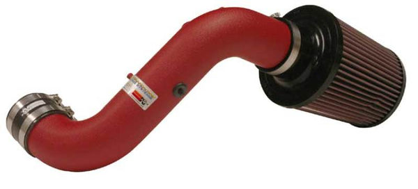 K&N 00-04 Honda Civic Si/Type R Wrinkle Red Typhoon Short Ram Intake - 69-1009TWR for 2002-2006 Acura RSX - front view