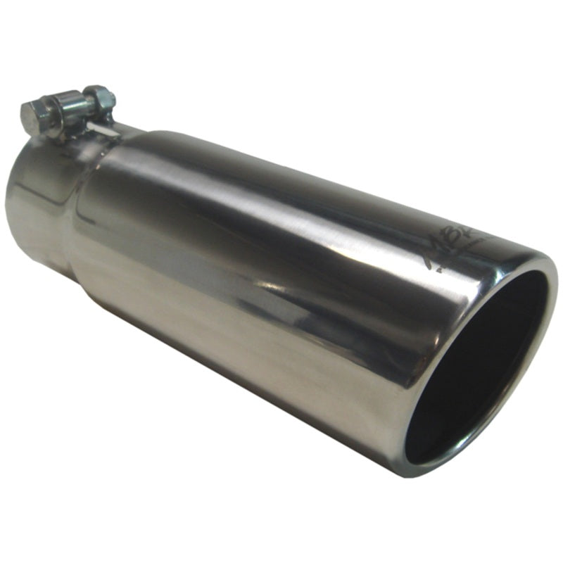 MBRP Universal Tip 3in O.D. Angled Rolled End 3 inlet 10 length - T5115