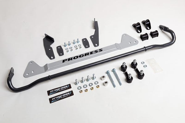 Progress Tech 88-91 Honda Civic HB/CRX Rear Sway Bar (22mm Adj) - 62.1043 for 1988-1991 Honda Civic - front view