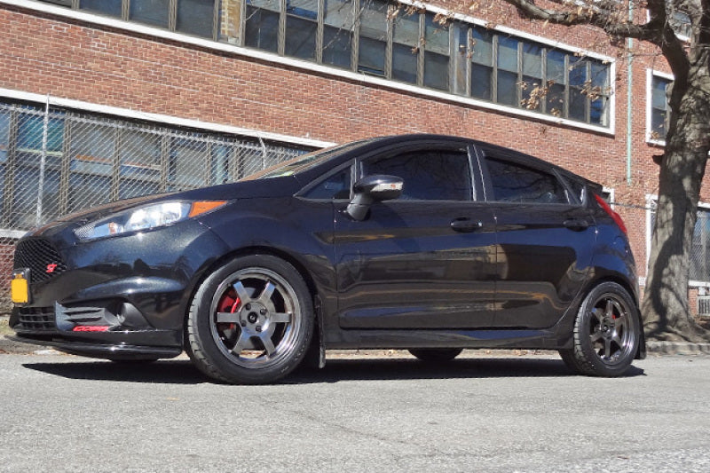 Clearance - Rally Armor 13-19 USDM Ford Fiesta ST Red UR Mud Flap w/ White Logo - RALMF29-UR-RD/WH