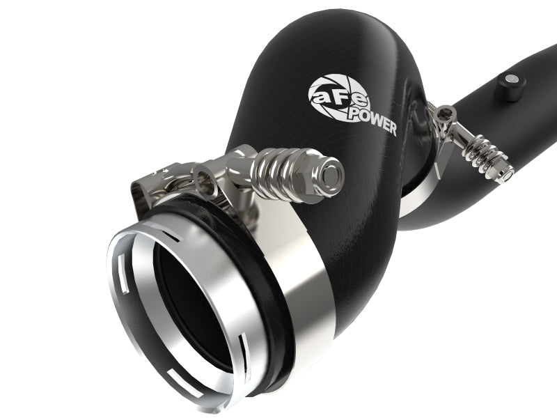 aFe BladeRunner Black Intercooler Hot &amp; Cold Side Tubes Combo 19-20 GM Trucks 1500 L4-2.7L (t) - 46-20424-B