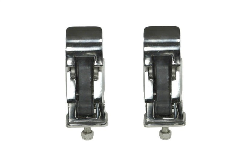 Rugged Ridge 97-06 Jeep Wrangler TJ Stainless Steel Hood Catch Set - 11116.02