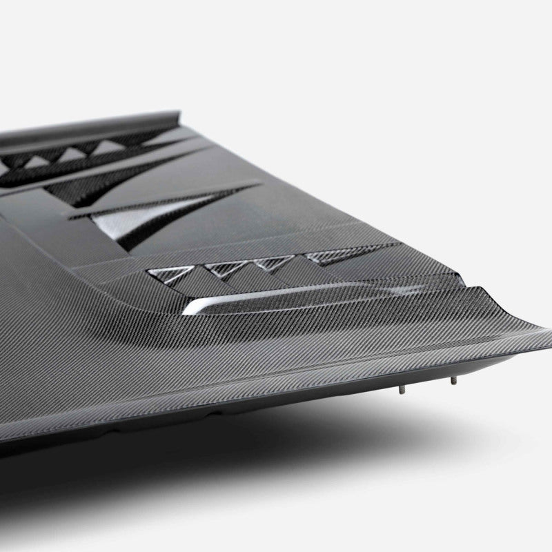 Anderson Composites 21-22 Ford Bronco 2DR/4DR Type-RT Carbon Fiber Hood - AC-HD21FDBR-RT by Anderson Composites - detail view