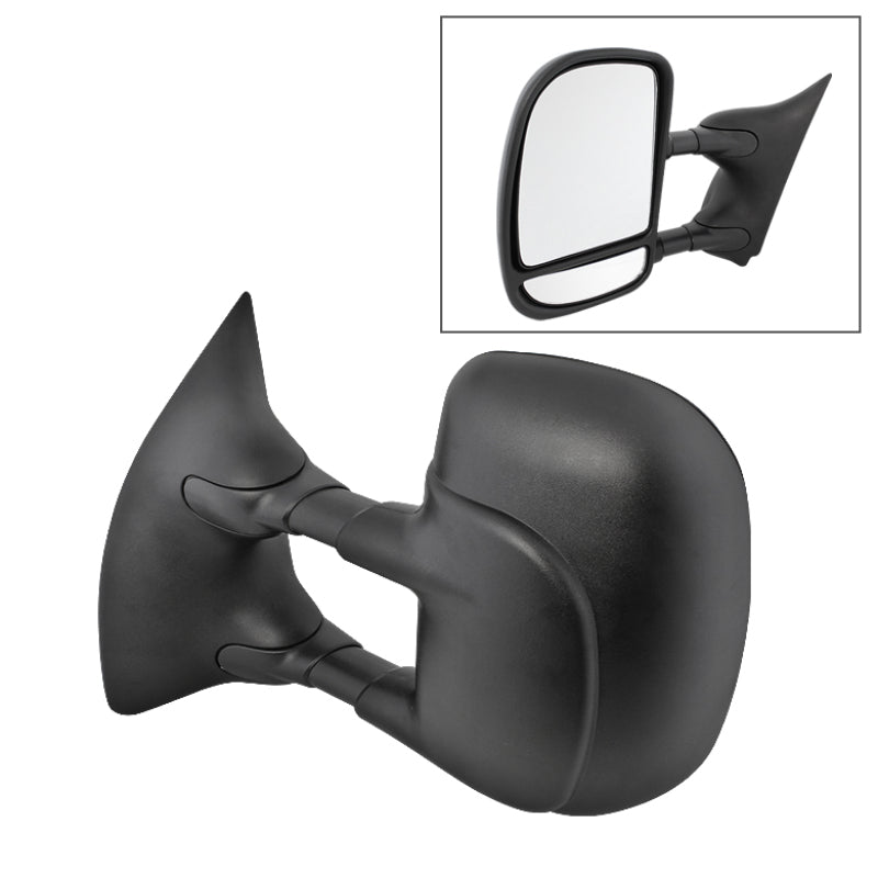 Xtune Ford Superduty 02-07 Manual Extendable Power Adjust Mirror Left MIR-FDSD99S-PW-L - 9932830