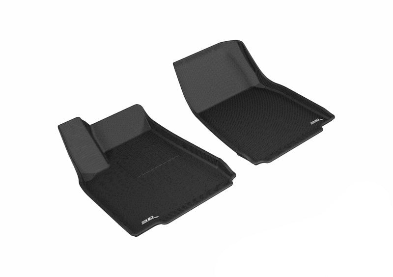 3D MAXpider 2016-2020 Tesla Model X Kagu 1st Row Floormat - Black - ACEL1TL00111509