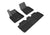 3D MAXpider 2020-2021 Tesla Model Y Elitect 1st & 2nd Row Floormats - Black - ACEE1TL02701809