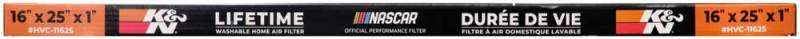 K&N HVAC Filter - 16 x 25 x 1 - HVC-11625