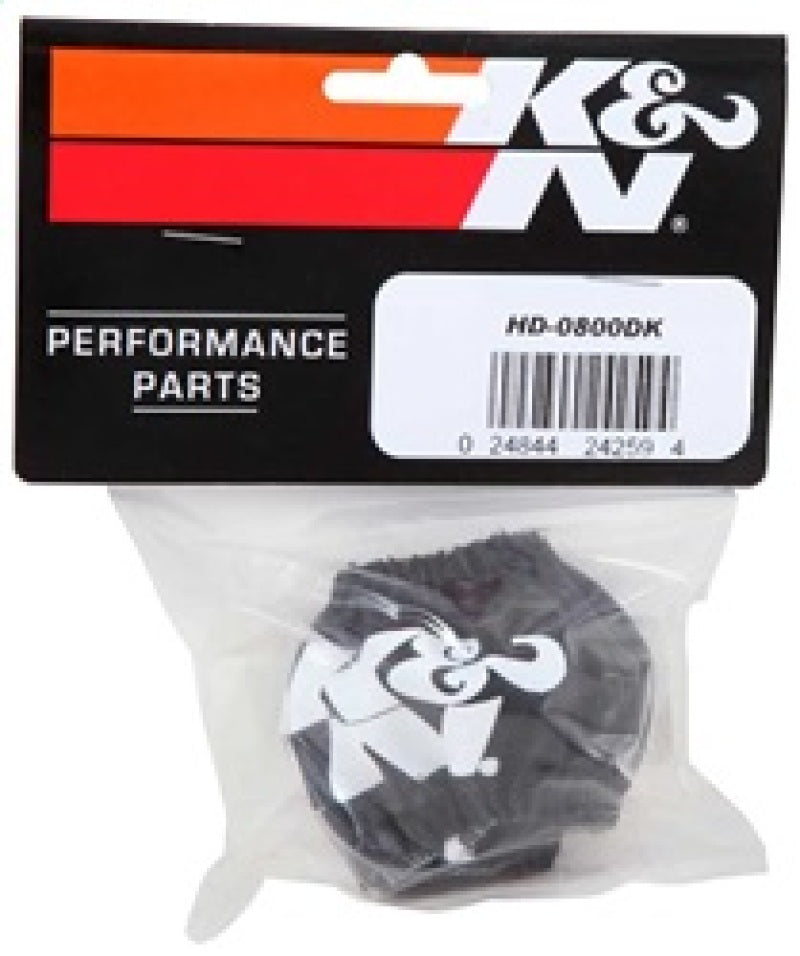 K&amp;N Drycharger Air Filter Wrap HD-0800 Black - HD-0800DK