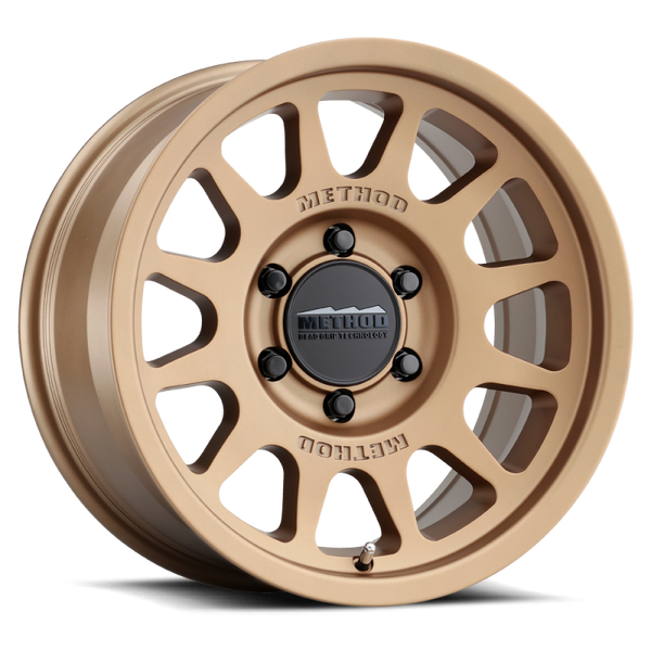 Method MR703 17x8.5 0mm Offset 6x135 87mm CB Method Bronze Wheel - MR70378516900 by Method Wheels - front view