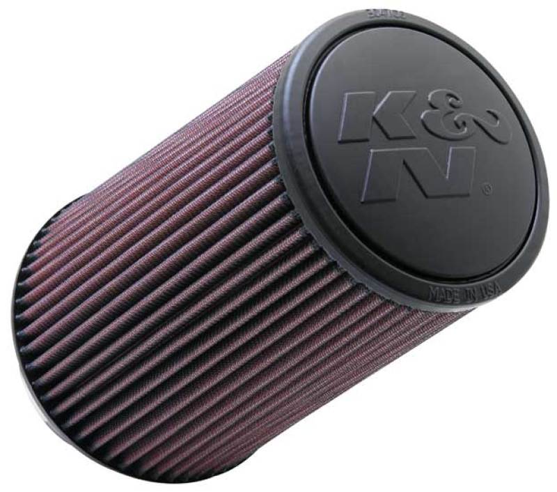 K&N Universal Rubber Filter 4inch FLG / 6inch OD-B / 4-5/8inch OD-T / 9inch H - RE-0870 by K&N Engineering - front view