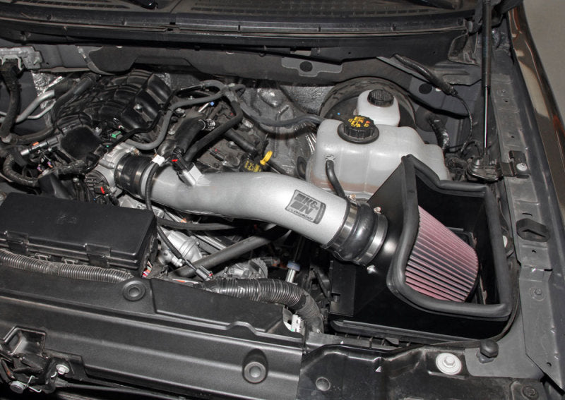 K&amp;N 11-13 Ford Edge 3.5/3.7L-V6 Silver High Flow Performance Kit - 77-2583KS