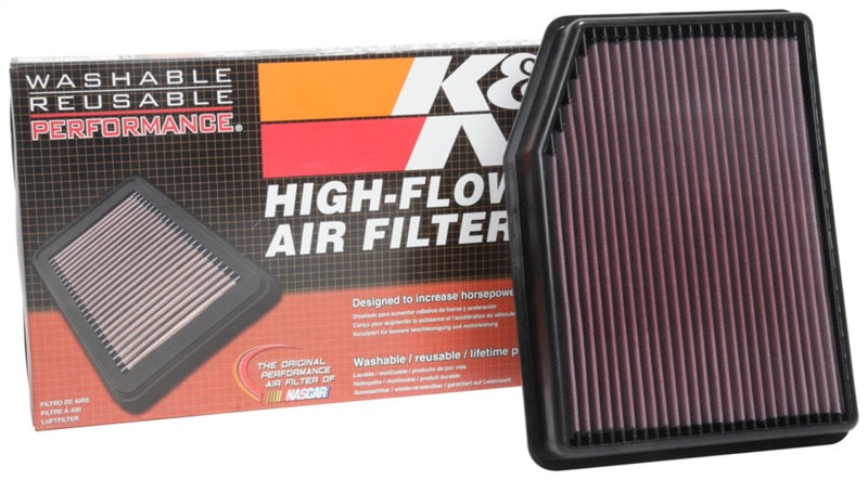 K&N 2019 Chevrolet Silverado 1500 V8-5.3L F/I Drop In Air Filter - 33-5083