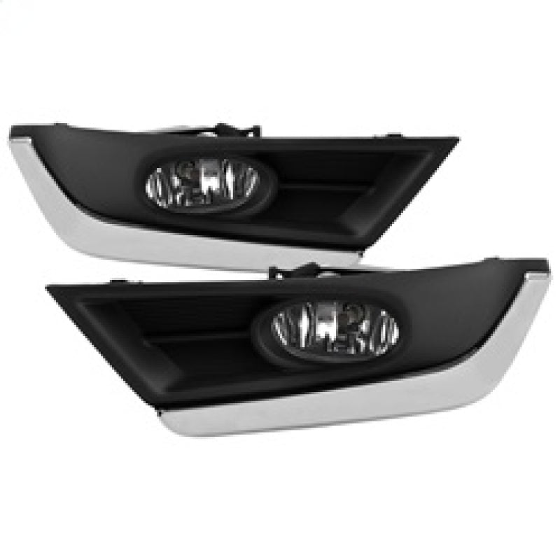 Spyder 17-18 Honda CRV OEM Chrome Trim Fog Lights w/Switch &amp; Cover - Clear (FL-HCRV2017-C)