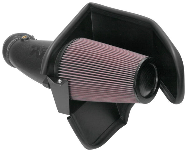 K&N 2018 Dodge Challenger Demon V8-6.2L F/I Aircharger Performance Intake - 63-1577 for 2017-2023 Dodge Challenger - front vi