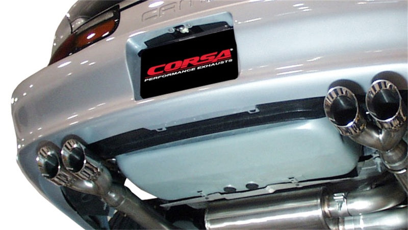 Corsa 98-02 Chevrolet Camaro Convertible Z28 5.7L V8 LS1 Polished Sport Cat-Back Exhaust - 14143