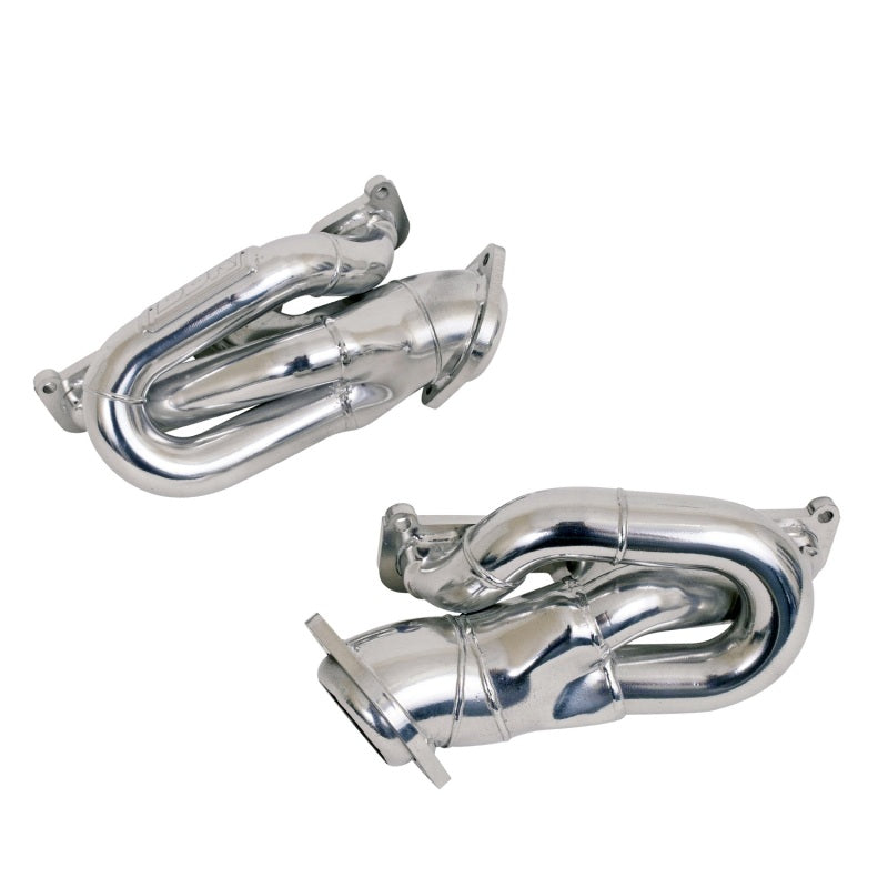 BBK 11-15 Mustang 3.7 V6 Shorty Tuned Length Exhaust Headers - 1-5/8 Silver Ceramic - 14420