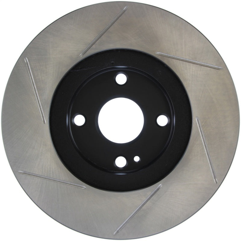 StopTech Power Slot 01-05 Mazda Miata Sport Suspension/Turbo SportStop Slotted Front Left Rotor - 126.45061SL