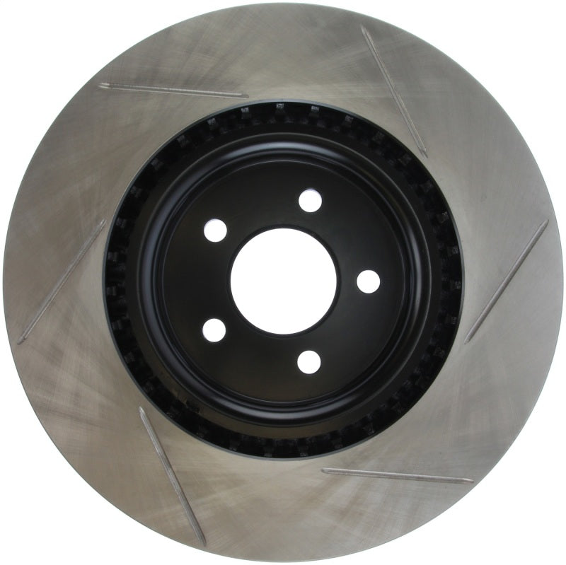 StopTech Power Slot 07-10 Ford Mustang Shelby Front Right Slotted Rotor - 126.61089SR