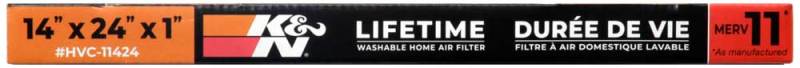 K&N HVAC Filter - 14 X 24 X 1 - HVC-11424