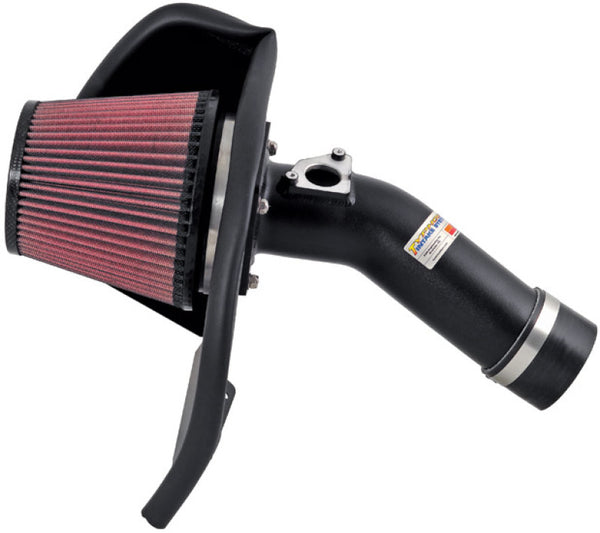 K&N 08-11 WRX/STi Black Typhoon Short Ram Intake - 69-8004TTK for 2008-2014 Subaru Impreza - front view
