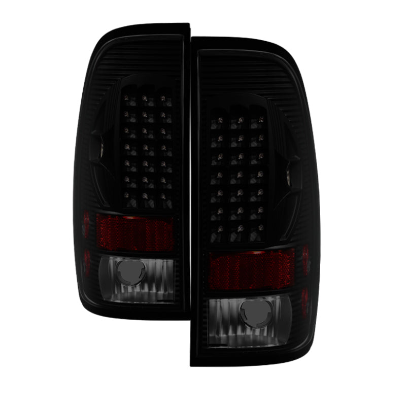 Xtune Ford F250/350/450/550 Super Duty 99-07 LED Tail Lights Black Smoke ALT-ON-FF15097-LED-BSM - 5081179