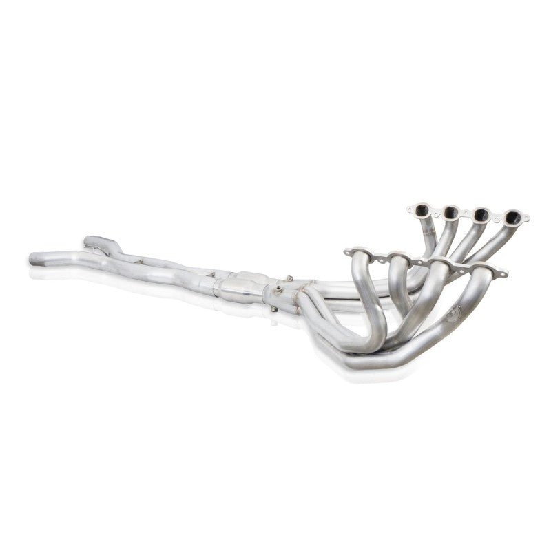 Stainless Works 2014-18 Corvette 6.2L Headers 2in Primaries w/ High-Flow Cats X-Pipe - C72CAT