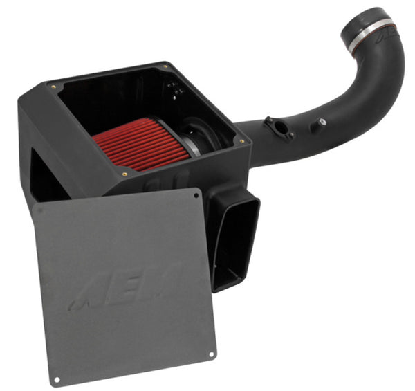 AEM 09-10 GM Silverado/Seirra 5.3L-V8 Silver Brute Force Air Intake - 21-8030DC for 2009-2014 Chevrolet Suburban 1500 - front