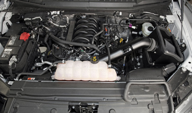 K&amp;N 2015 Ford F150 5.0L V8 Blackhawk Performance Intake Kit - 71-2591