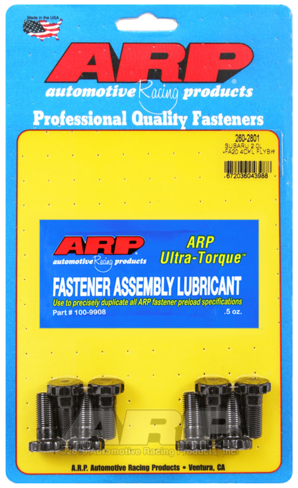 ARP Subaru 2.0L FA20 4Cyl Flywheel Bolt Kit - 260-2801 by ARP