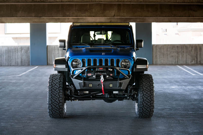 DV8 Offroad 20-22 Jeep JL 392 &amp; JT Mojave A-Pillar Light Bar Mount - LBJL-07