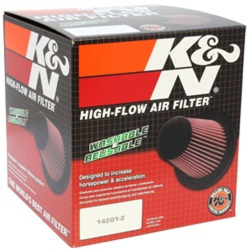 K&N Universal Rubber Filter 6in FLange ID / 7.5in OD / 6in Height / Round Straight - RU-3060 by K&N Engineering - close-up