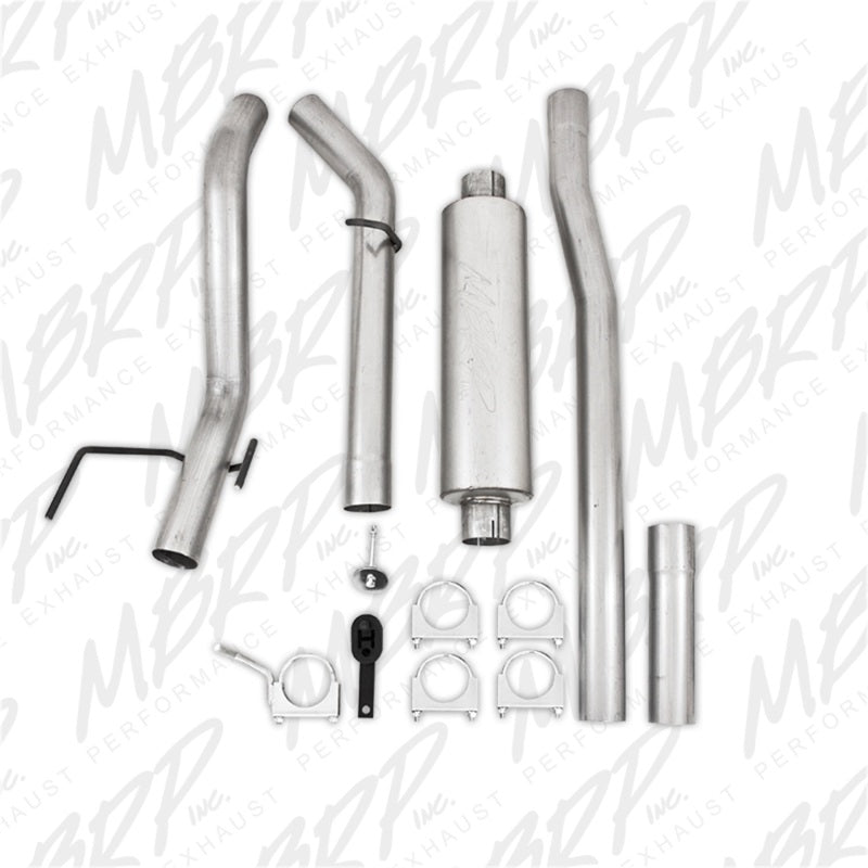 MBRP 03-13 Ram Hemi 2500/3500 5.7L Alum 3in Cat Back Single Side Exit - S5148P