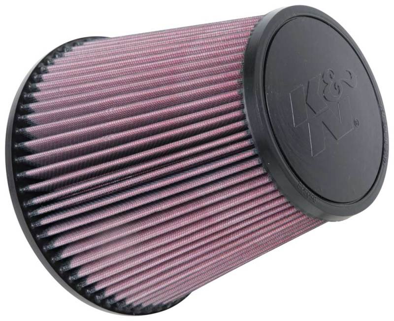 K&N Universal Clamp-On Air Filter 3-7/8in FLG / 7-1/2in B / 5in T / 7in H - RU-1029 for 1995-1998 Toyota T100 - front view