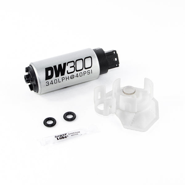 DeatschWerks 340lph DW300C Compact Fuel Pump w/Install Kit 08-15 Mitsubishi EVO X (w/o Clips) - 9-307-1026 for 2007-2017 Jeep