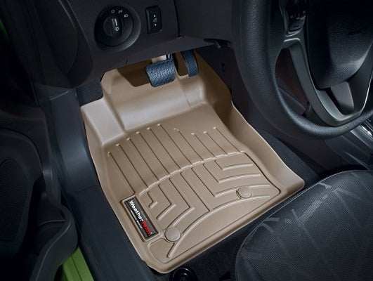 WeatherTech 14+ Ford Fiesta Front and Rear Floorliners Grey