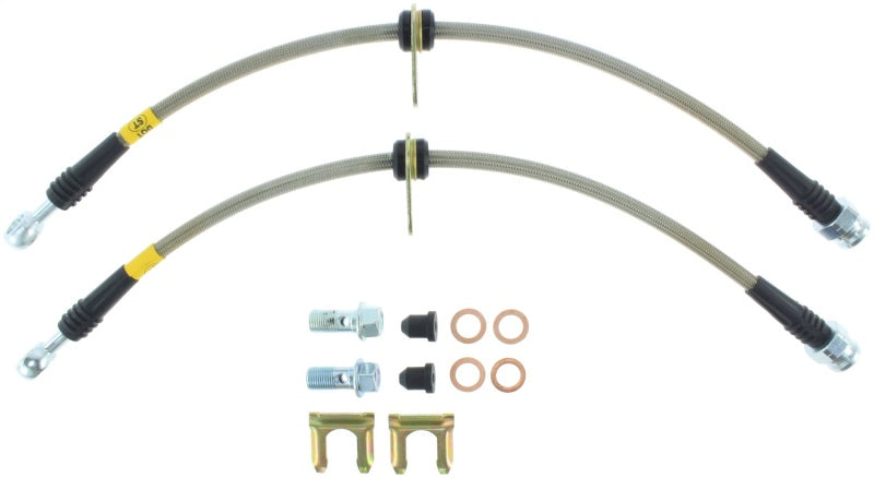 StopTech 14+ Ford Fiesta ST Stainless Steel Front Brake Lines - 950.61018