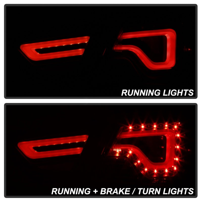 xTune 14-18 Chevy Impala (Excl 14-16 Limited) LED Tail Lights - Black Smoke (ALT-JH-CIM14-LBLED-BSM) - 9042164