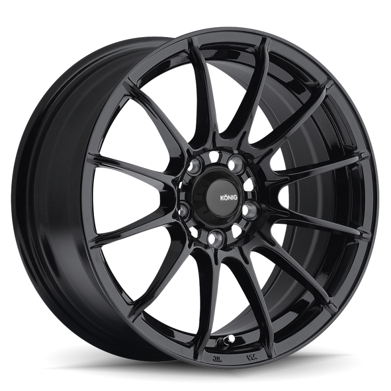 Konig Dial In 15x7 4x100 ET35 Gloss Black - DI57100355