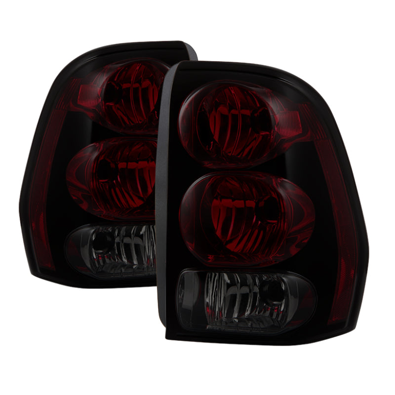 Xtune Chevy Trailblazer 02-09 w/ Circuit Board Model Tail Lights Red Smoked ALT-JH-CTB02-OE-RSM - 9029806