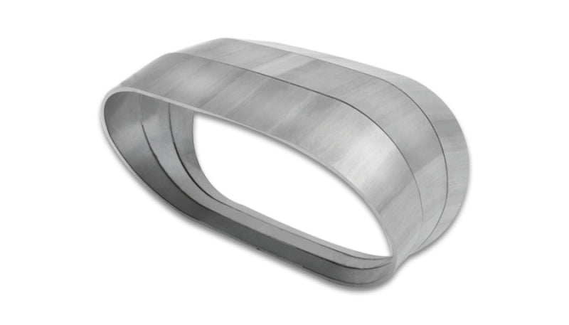 Vibrant Vertical 304 SS Oval Pie Cuts 4.0in OD Tight 45 Degree Elbow - 13591