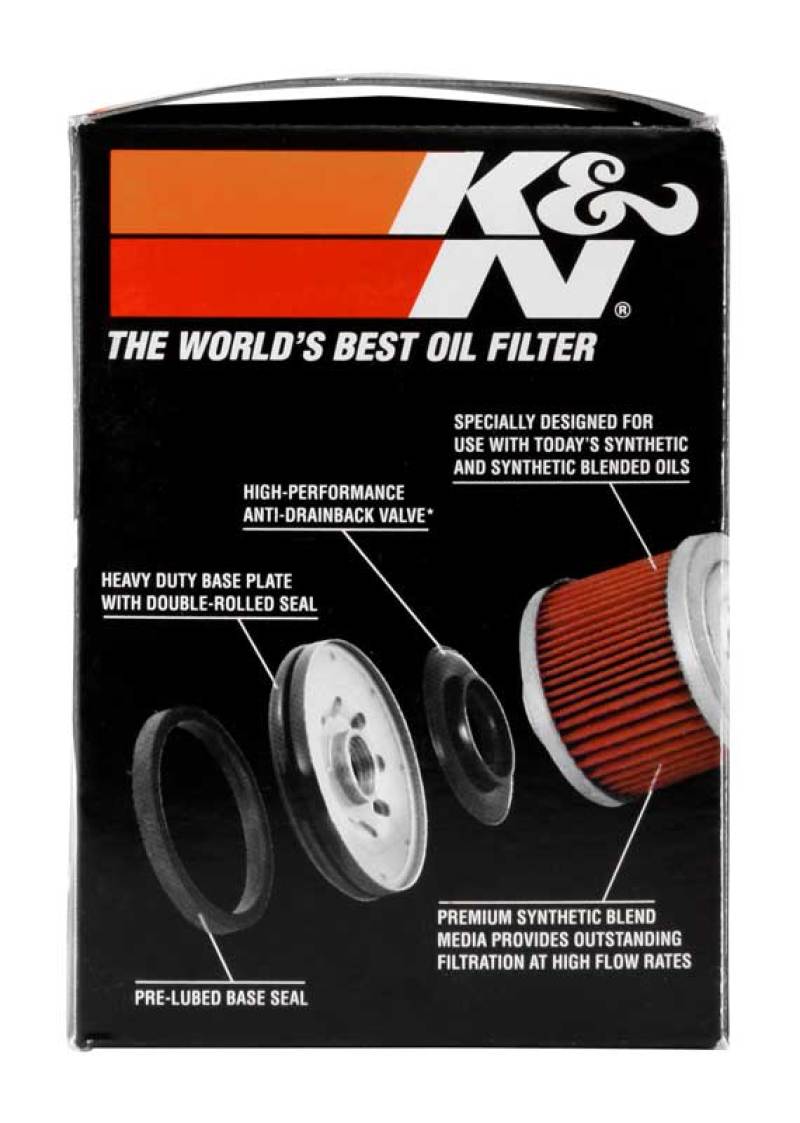 K&N Arctic Cat 2.688in OD x 3.344in H Oil Filter - KN-621