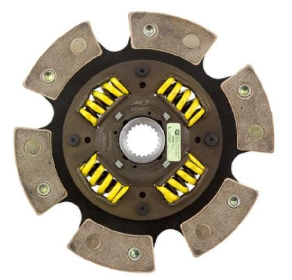 ACT 240mm Drive Plate 1.125in x 22 Spline 6 Pad Sprung Race Disc (Special Order) - 6240233 by ACT