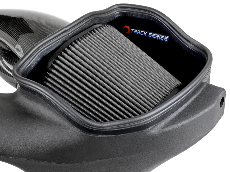 aFe 17-20 Ford F-150/Raptor Track Series Carbon Fiber Cold Air Intake System With Pro DRY S Filters - 57-10010D