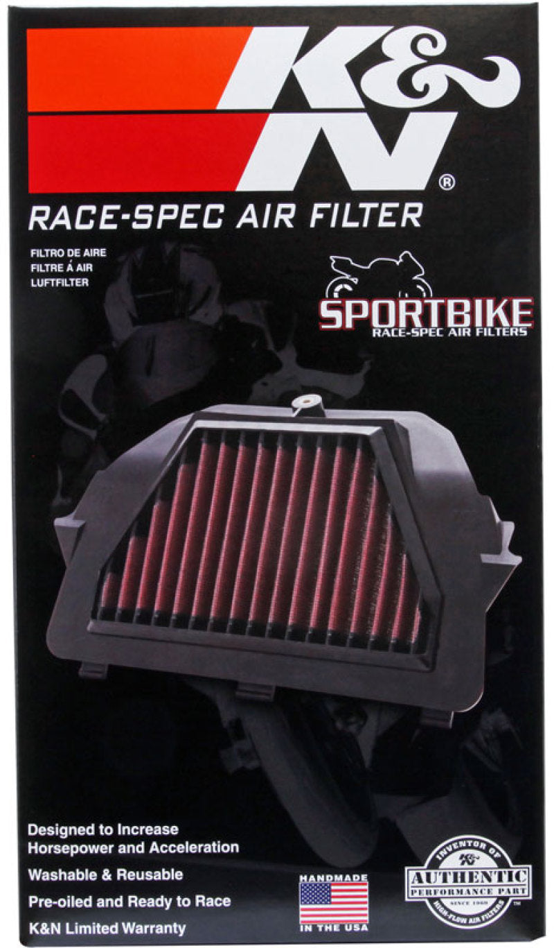 K&amp;N 08-13 Yamaha YZF R6 599 Replacement Air Filter - Race Specific - YA-6008R