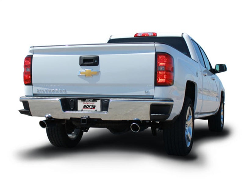 Borla 14 Silv/Sierra 1500 EC Std/CC Short 143.5in WB ATAK Single Split Rear Exit Cat-Back Exhaust - 140572