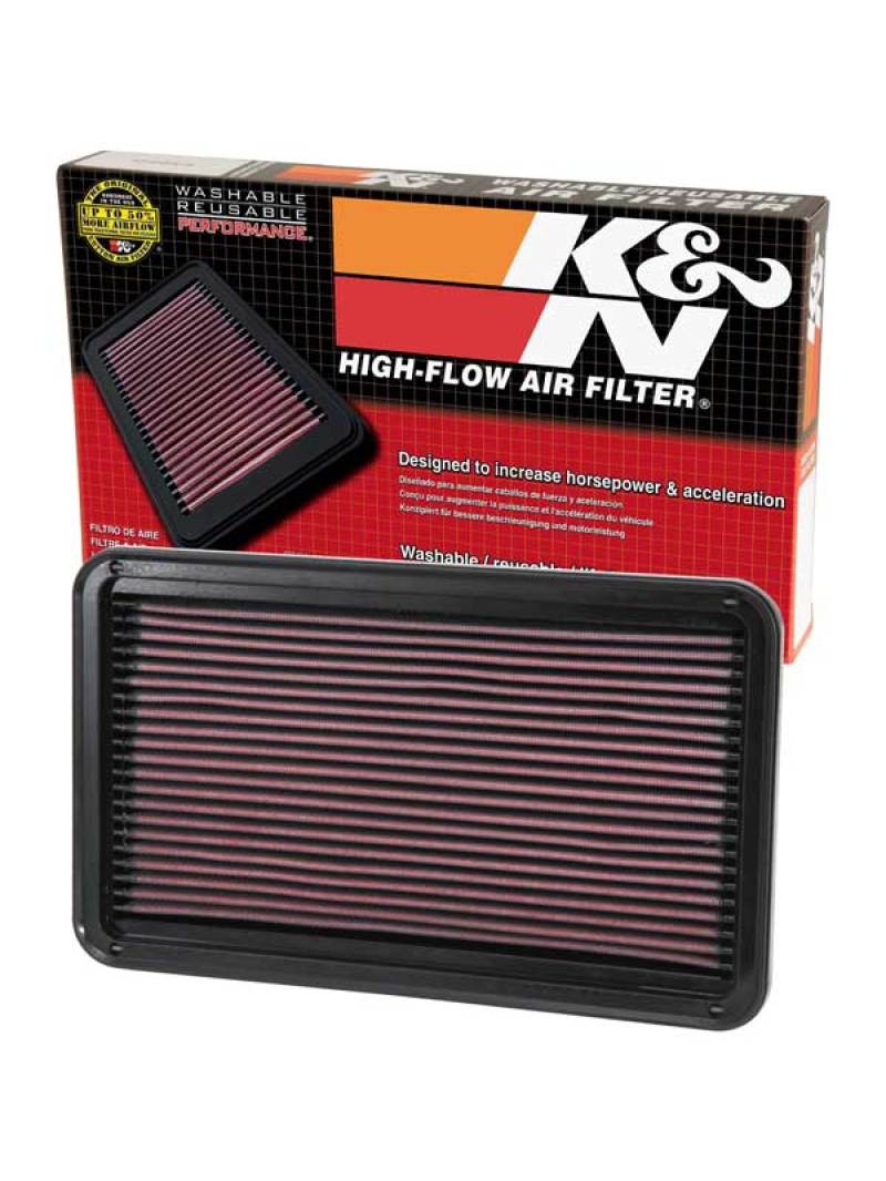 K&N 97-03 Lexus ES/RX300 / 97-04 Toyota Ava / 97-01 Camry / 98-03 Sien/Sol Drop In Air Filter - 33-2145-1