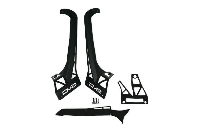 DV8 Offroad 20-22 Jeep JL 392 &amp; JT Mojave A-Pillar Light Bar Mount - LBJL-07