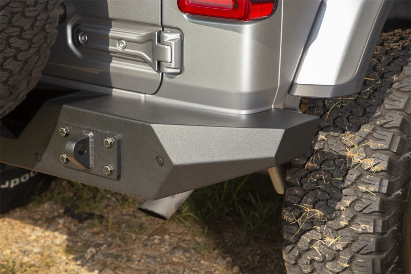 Rugged Ridge Spartan Rear Bumper Full Width 18-20 Jeep Wrangler JL - 11548.51