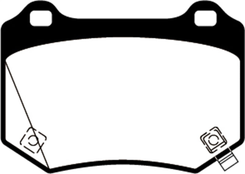 EBC 18+ WRX STI Yellowstuff Rear Brake Pads - DP42361R